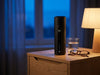Svalto Cooler Pro on a nightstand at dusk storing tirzepatide pens
