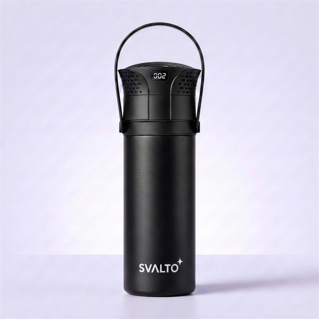 Svalto GLP-1 and insulin travel cooler with digital temperature display and carry handle
