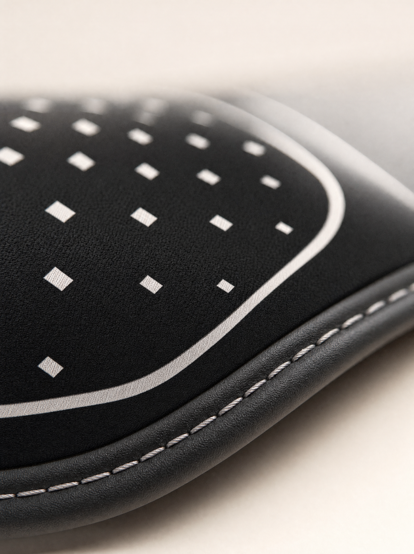 Macro of the Transit Belt air-chamber panel texture