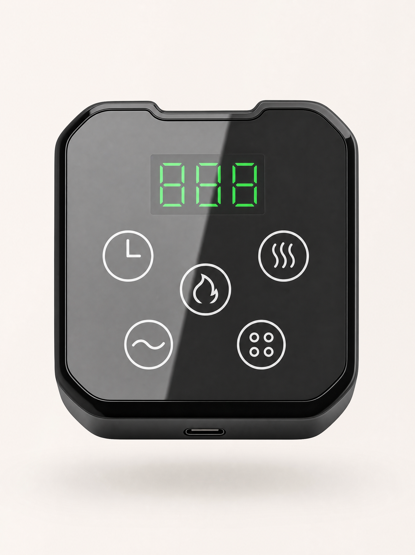 Detachable 4000 mAh touch control pod, straight on